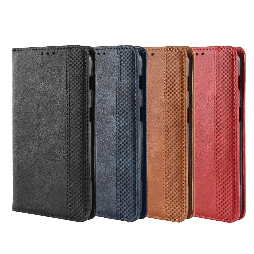 Luxury Retro Slim Flip PU Leather Cover for OnePlus 6T One Plus6T 1+6T Case A6010 A6013 Wallet Card Stand Magnetic Book | Мобильные