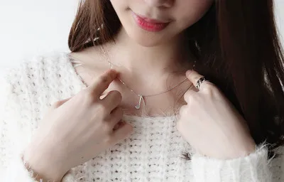 Женское Ожерелье чокер из серебра 925 пробы|chokers necklaces for women|choker necklacenecklaces women |