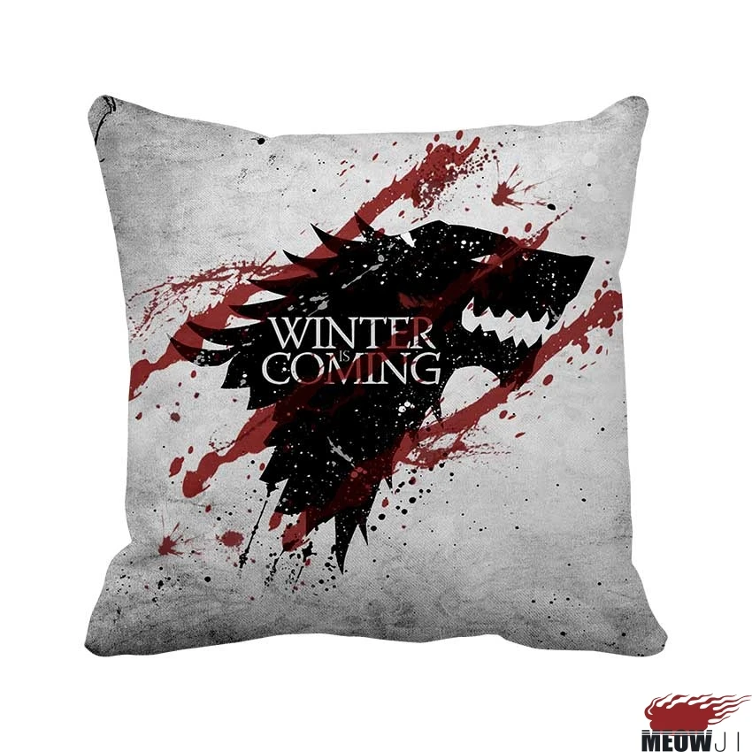 Зимняя Игра престолов многоразовый чехол для подушки Бесплатная доставка | Дом и