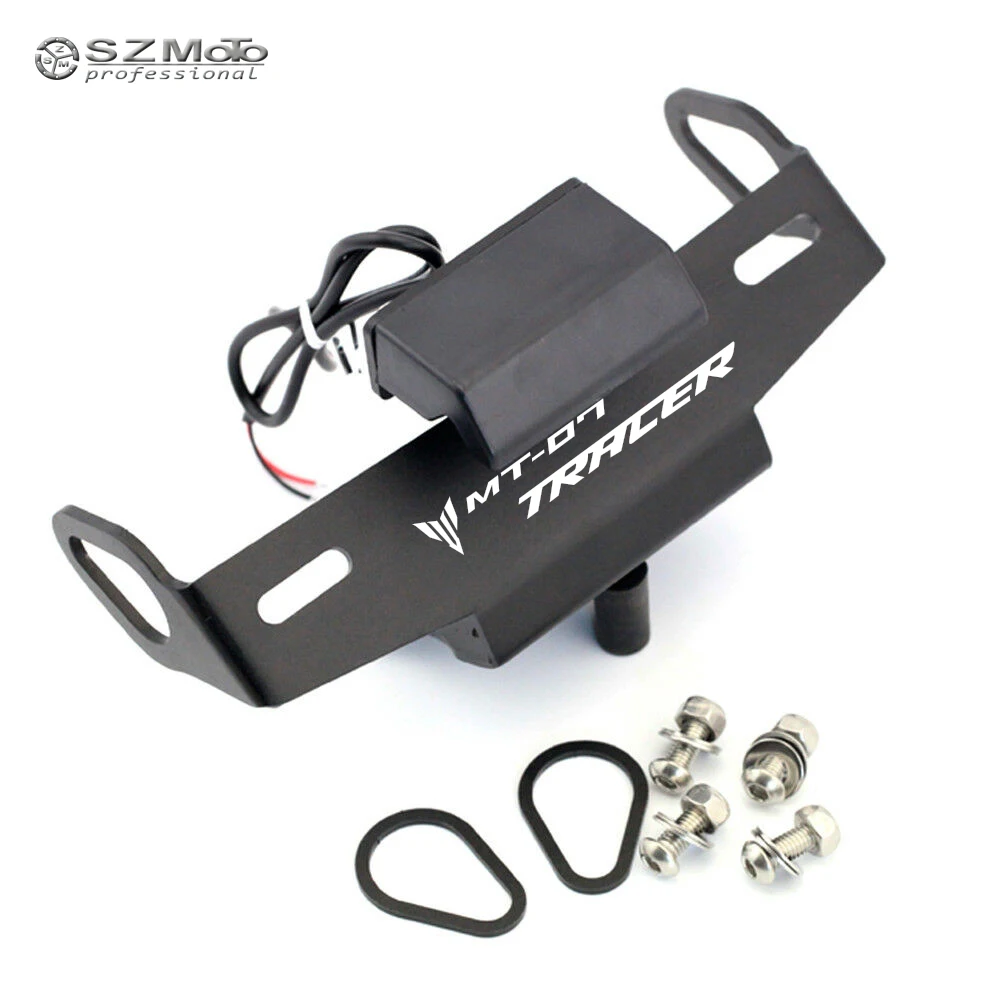 ХВОСТ Tidy Fender Eliminator держатель номерного знака светодиодный свет для YAMAHA mttracer MT07 MT 07 мотоцикл
