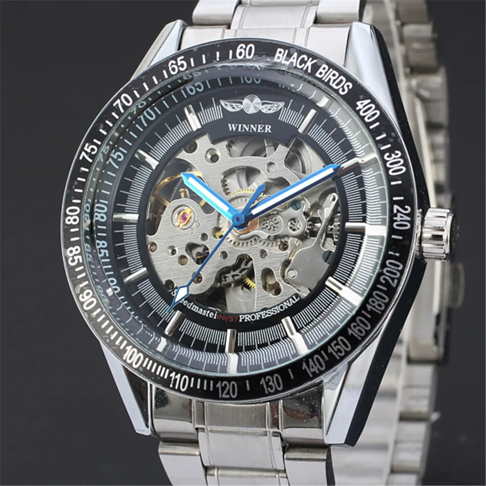 ПОБЕДИТЕЛЬ Мужские наручные автоматические механические часы мужские лучшие