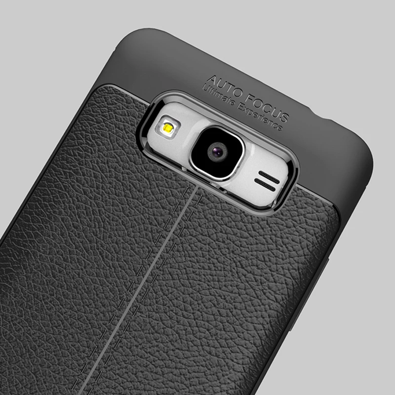 Кожаный чехол YUETUO для задней панели телефона из ТПУ с узором, etui, coque, cover, чехол для samsung galaxy j3 j 3 j320 6 силикон. Силикон