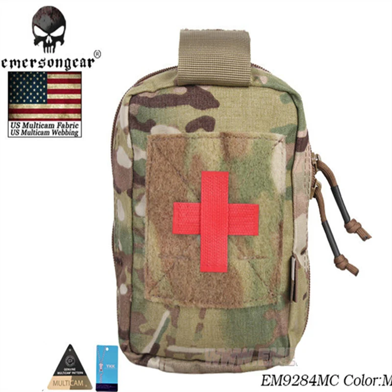 

Сумка EMERSON EG Style EI Medic, сумка Emerson Molle, военная, страйкбольная, Пейнтбольная, Боевая Экипировка EM9284, Мультикам, черная CB BK, сумка для охоты