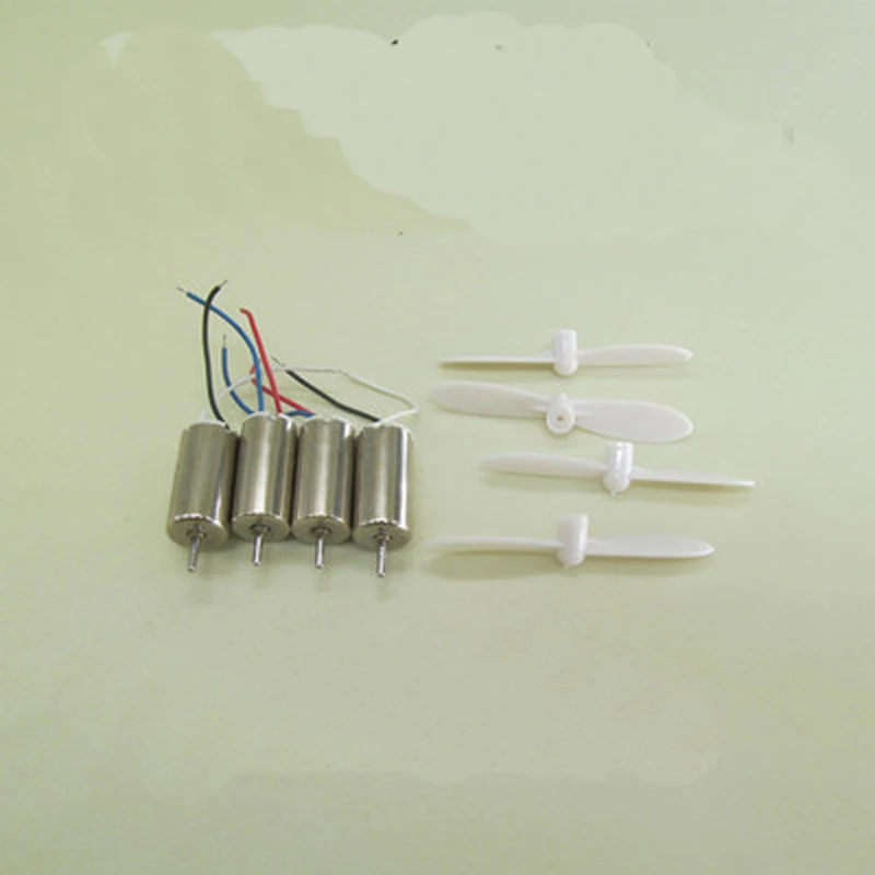 3 7 V Coreless 6*12 мм 612 двигатель + Пропеллер DIY набор для Cheerson CX-10 CX-10A CX-10W мини