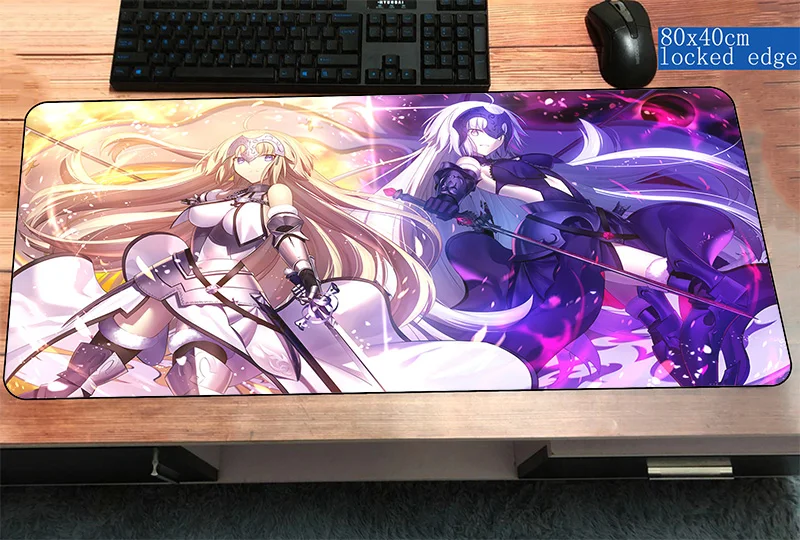 fate grand order mousepad gamer cute 800x400x3mm gaming mouse pad desk notebook pc accessories laptop padmouse ergonomic mat
