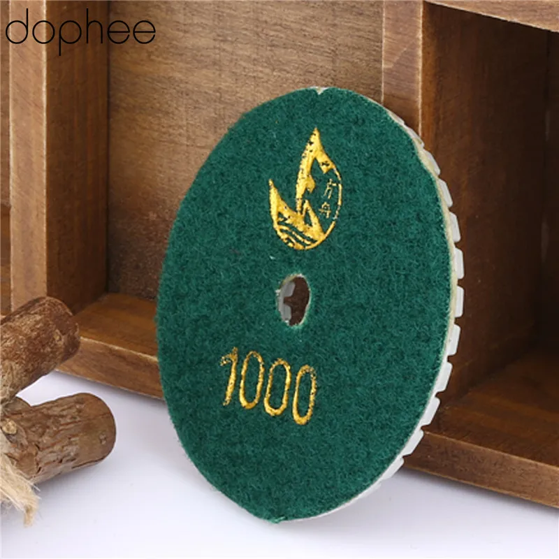 Dophee 1 шт. Grits #1000 80 мм/3 дюйма Профессиональные Алмазные полировальные диски для