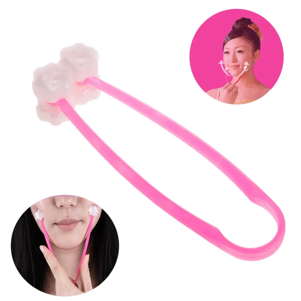 Мини ролик для лица тонкий массажный массажер похудения красоты уход за лицом
