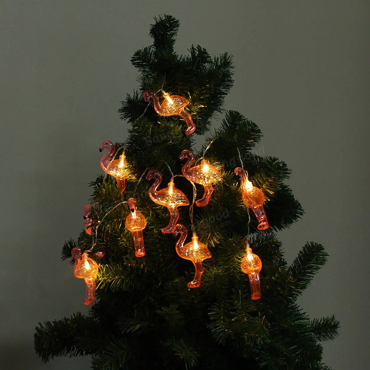 10LED Феерические огни Фламинго Декоративная светодиодная ночная лампа для девичьей комнаты, дома, внутри и снаружи, на вечеринках и на патио Decoration on