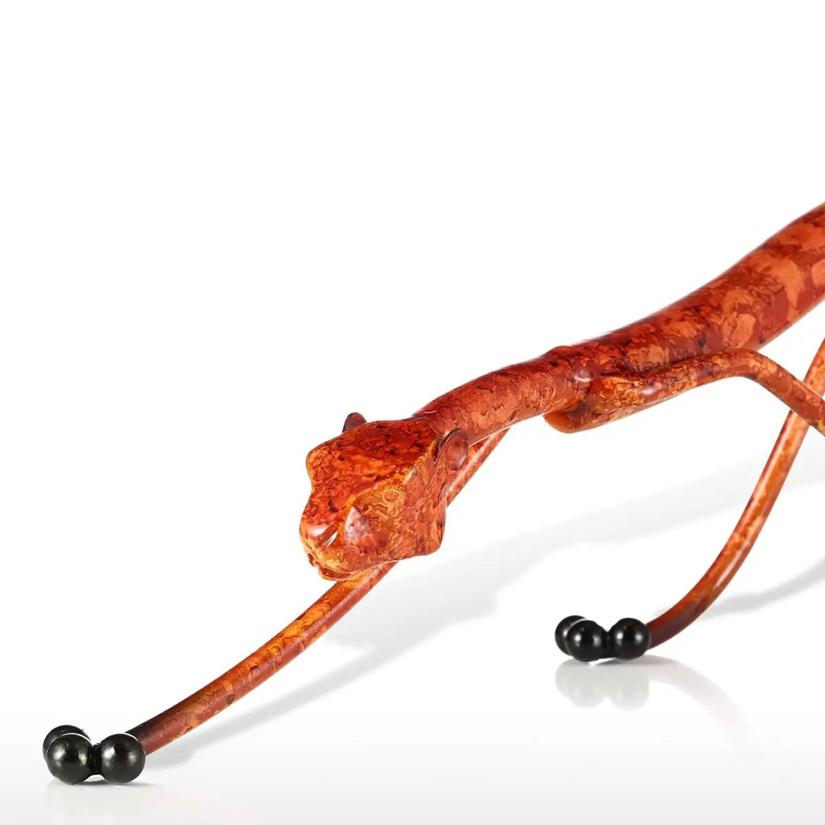 Абстрактные леопардовые железные скульптуры Tooarts металлические поделки статуя