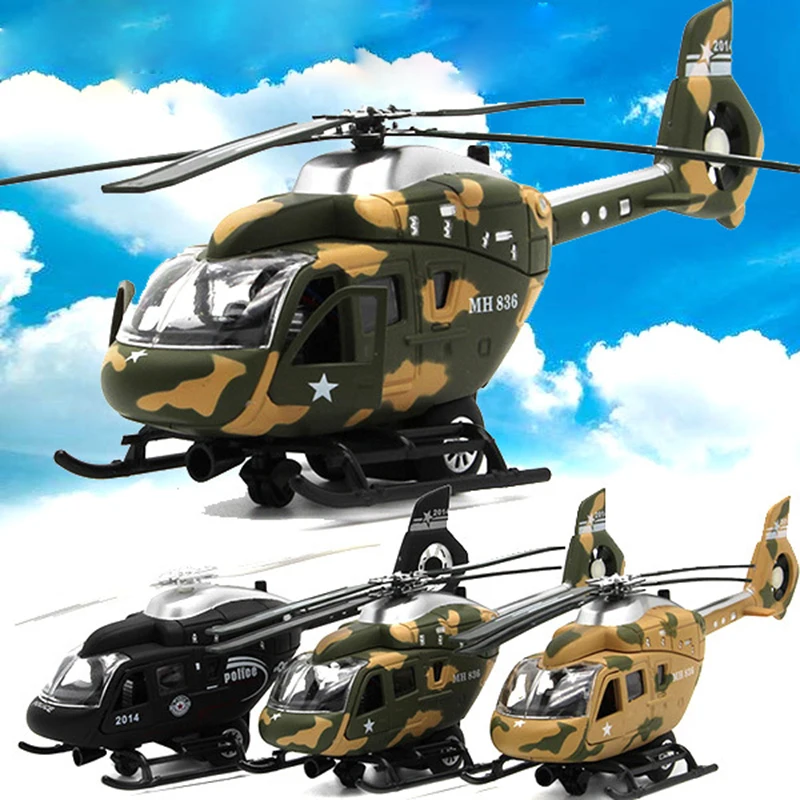Модель Huey Gunship вертолет из сплава светильник ка тянущаяся обратная авиамодель