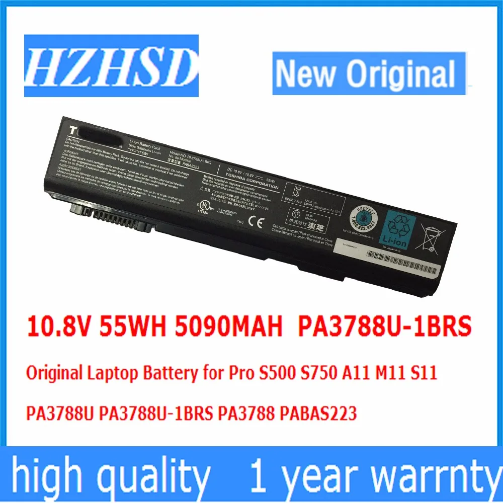 10 8 V 55WH 5090 мА/ч PA3788U 1BRS оригинальный ноутбук Батарея для Toshiba S500 S750 A11 M11 S11 PA3788
