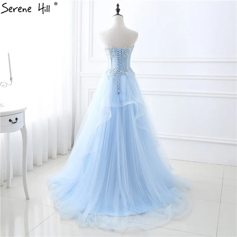 Blue Diamond Sequined Tulle пикантные вечерние платья 2019 с открытыми плечами A Line модное