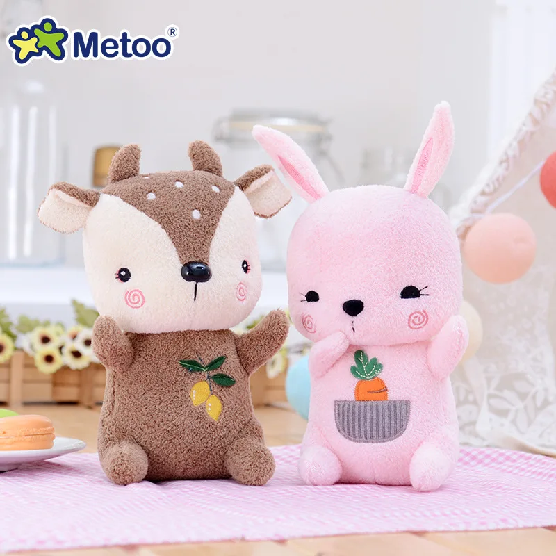 Плюшевые Мультяшные животные Metoo игрушки для младенцев девочек мальчиков мягкий
