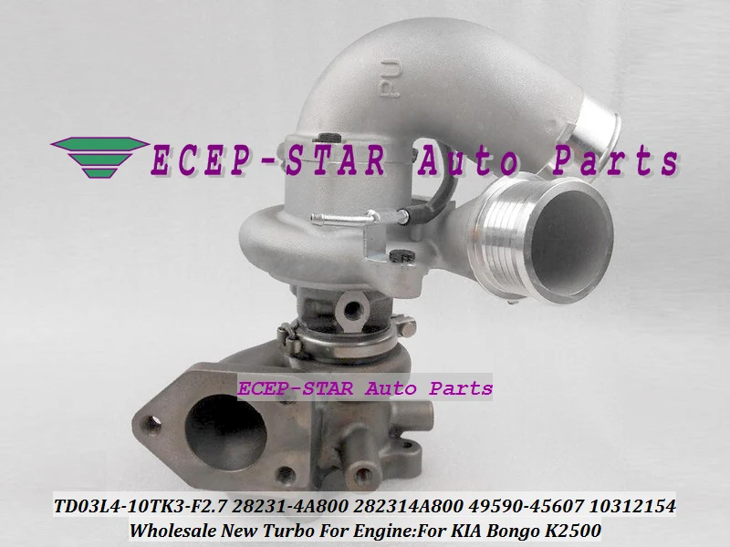 TURBO TD03L TD03L4 10TK3 F2.7 28231 4A800 282314A800 49590 45607 10312154 для KIA Bongo K2500 2.5L 1.5L|turbo turbo turbo|turbo kiakia |