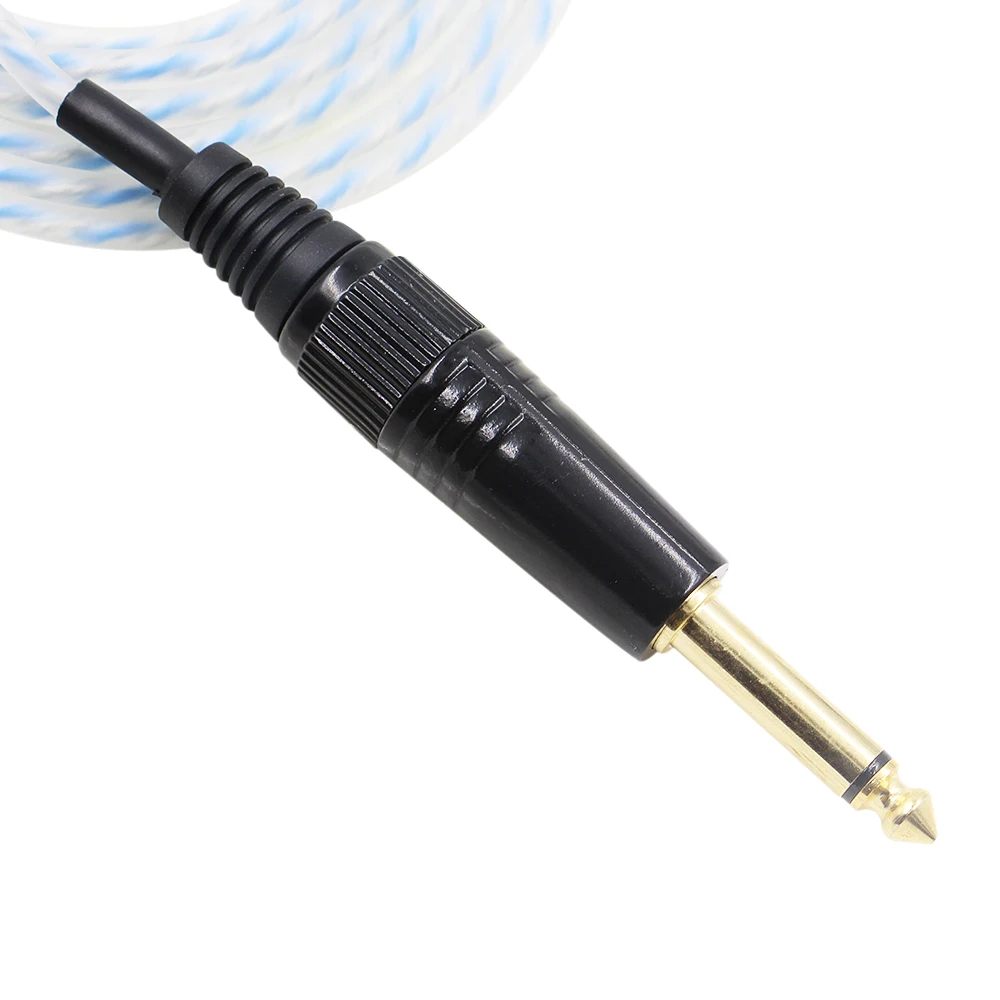 1pc Tattoo Clip Cord Heavy Duty RCA Rubber Silicone Cord For Tattoo Machine Foot Pedal Tattoo Kits Power Supply Free Shipping