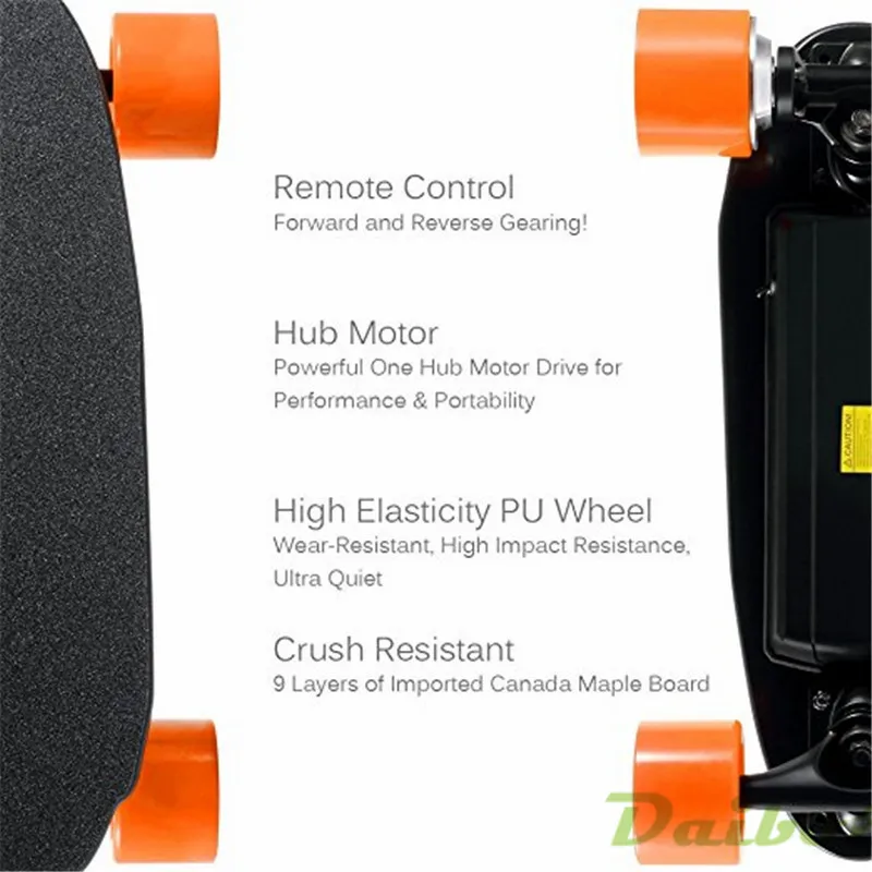 4 колеса Электрический минискейтборд мотор для скутера ХОВЕРБОРДА boosted board с