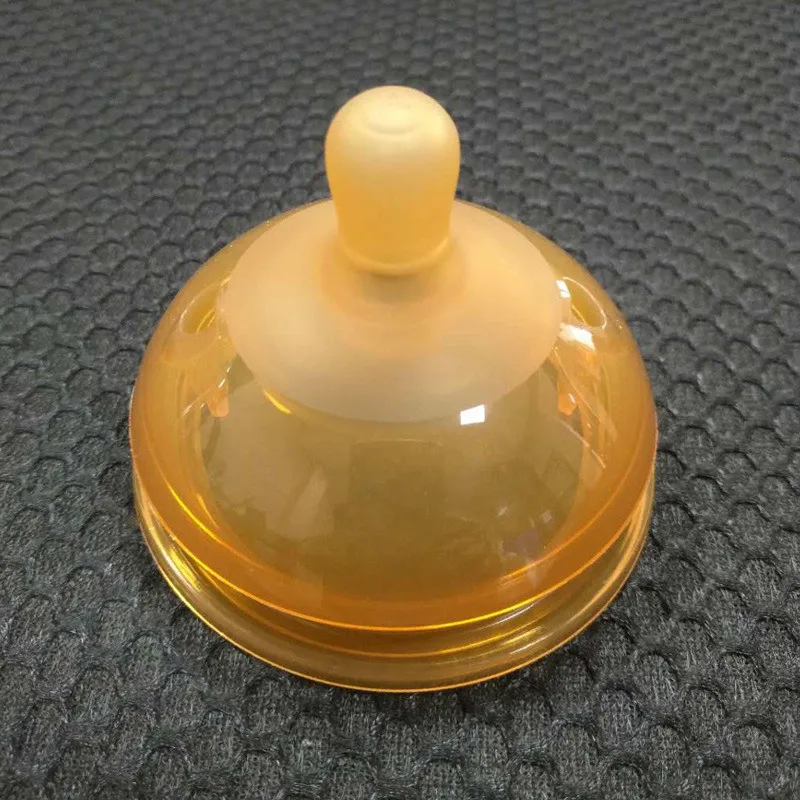 Y 7 см Детские Замена соски широкий калибр Nano Silver Liquid силиконовые соски имитация грудного молока Мягкие Детские Кормление инструменты - Цвет: Y
