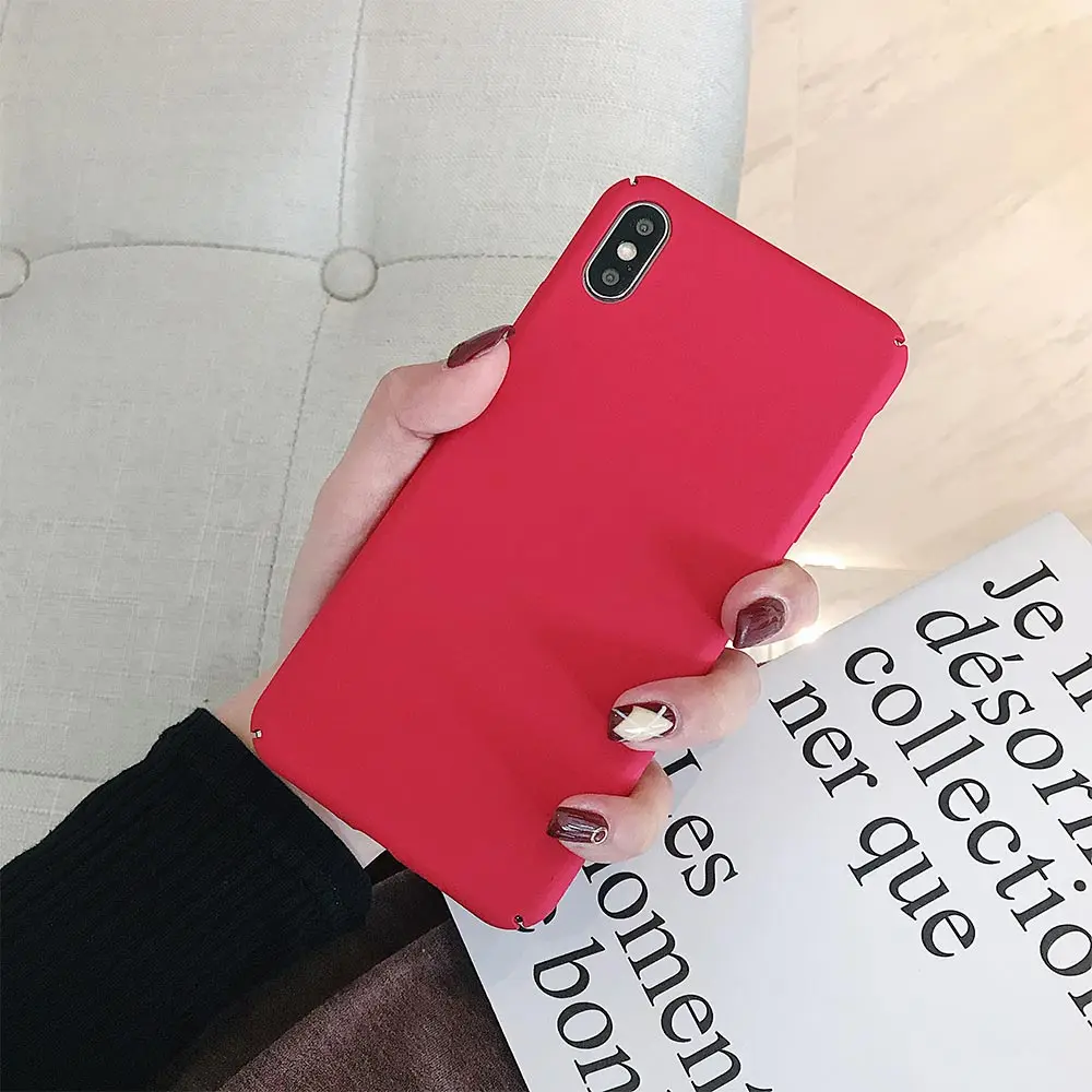 Цветной жесткий чехол KISSCASE с защитой от отпечатков пальцев для samsung Galaxy S8 Plus S9 S10 S7