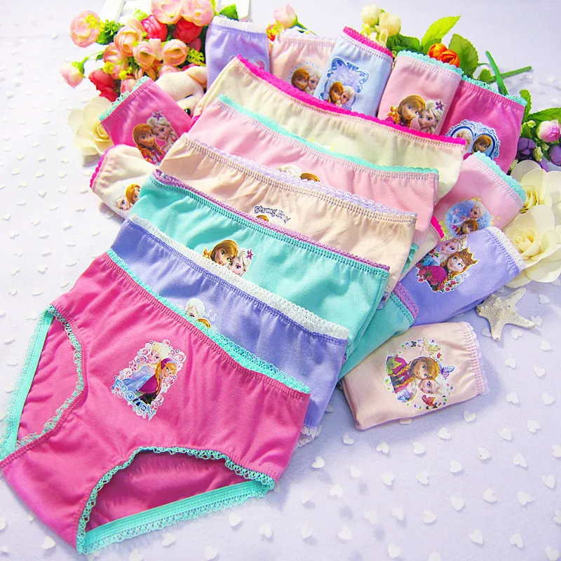 5 шт./лот трусы для девочек нижнее белье 3 12 лет TNN0003|briefs girls|kids underwearunderwear kids |