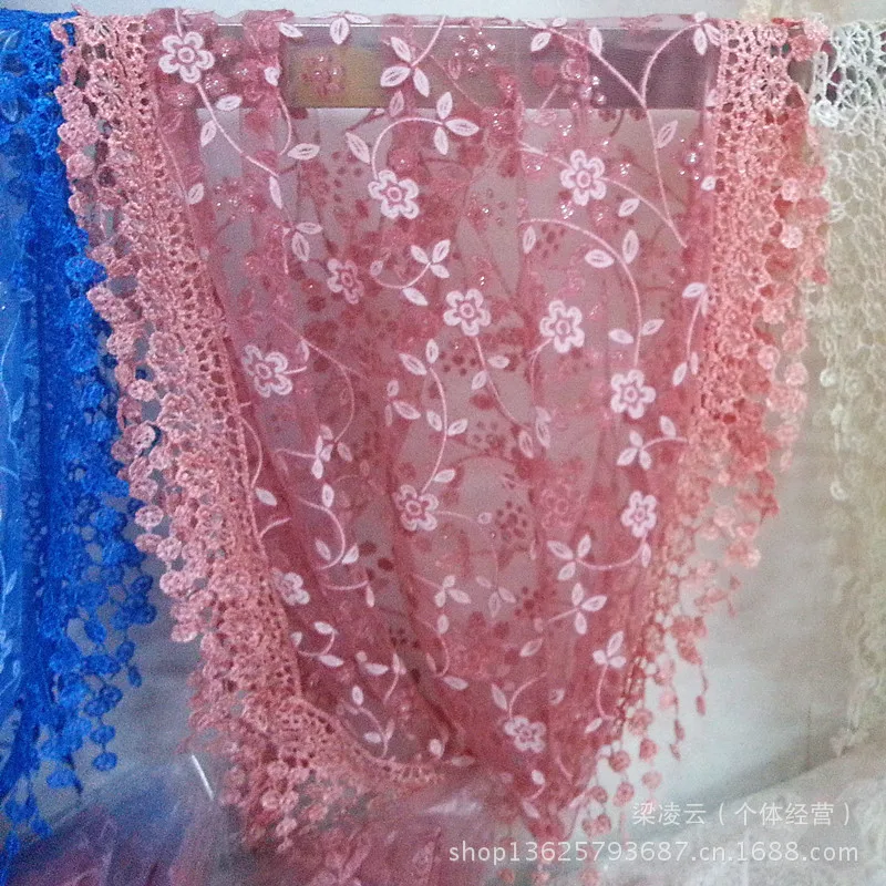 Корейская версия весенне-осенних ажурных кружевных салфеток с бахромой