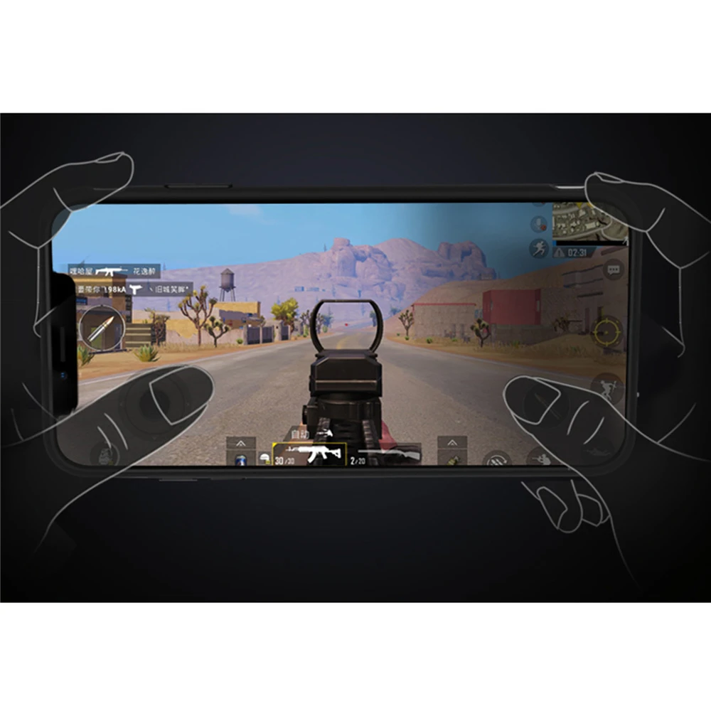 Bluetooth 4,0 PUBG игры для мобильного телефона для iPhone 6/7/8 Plus iPhone X/XS XR XS MAX встроенный 180mA батарея защитный чехол