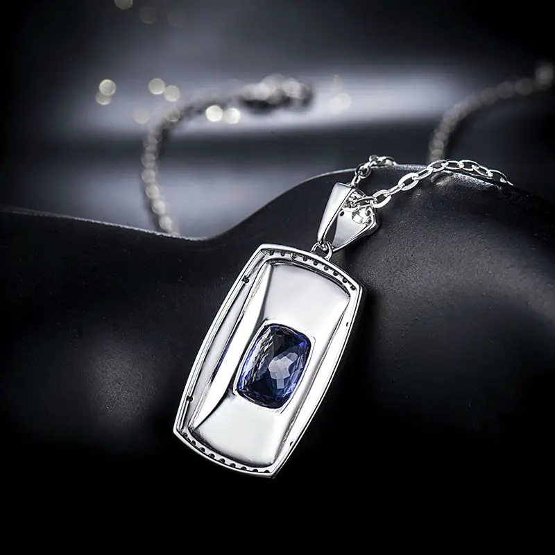 LOVERJEWELRY Выходная однотонная обувь из белого золота 18 карат мужские Цепочки и