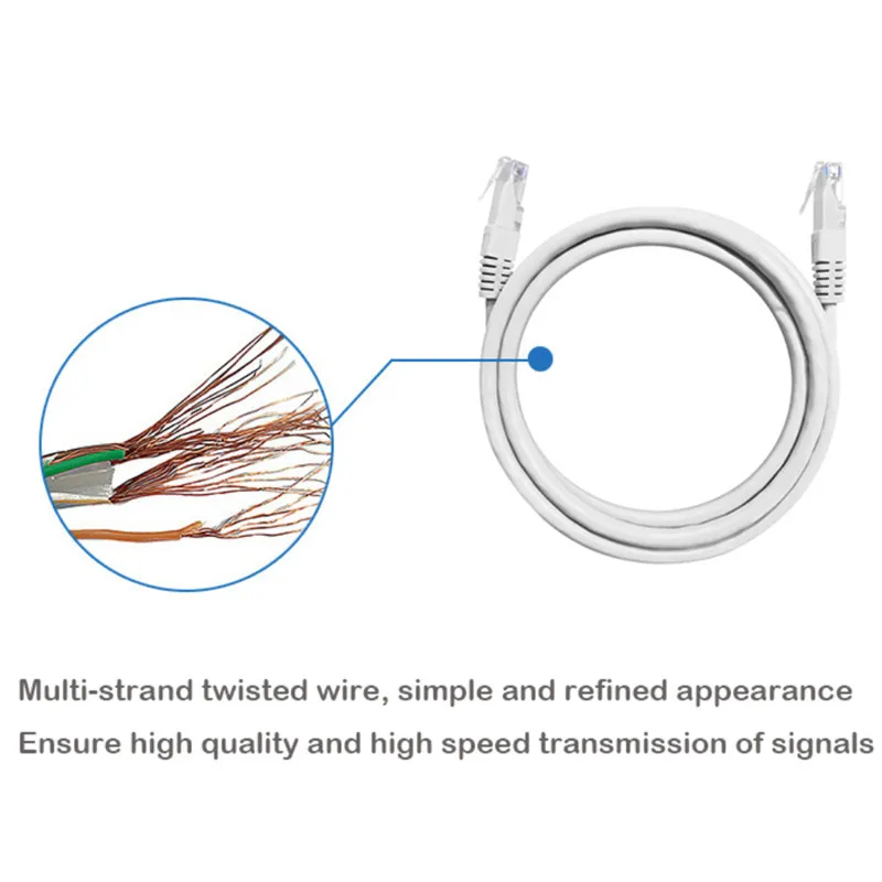 Прочный компьютерный провод устройство для подключения кабеля к сети Ethernet RJ45