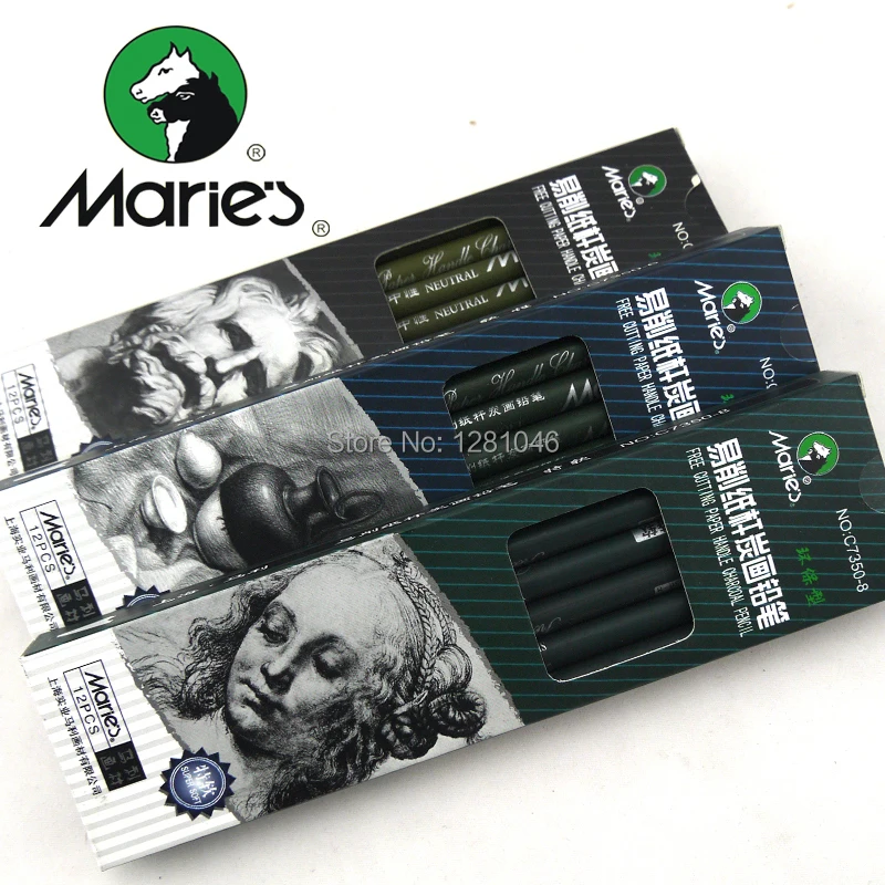 Держатель для бумаги LifeMaster Maries карандаш угля 12 шт./лот