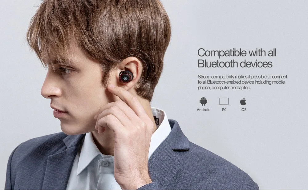 Nillkin Liberty TWS Bluetooth 5,0 беспроводные наушники 1500 мАч водонепроницаемые спортивные стерео наушники с громкой связью эргономичные наушники