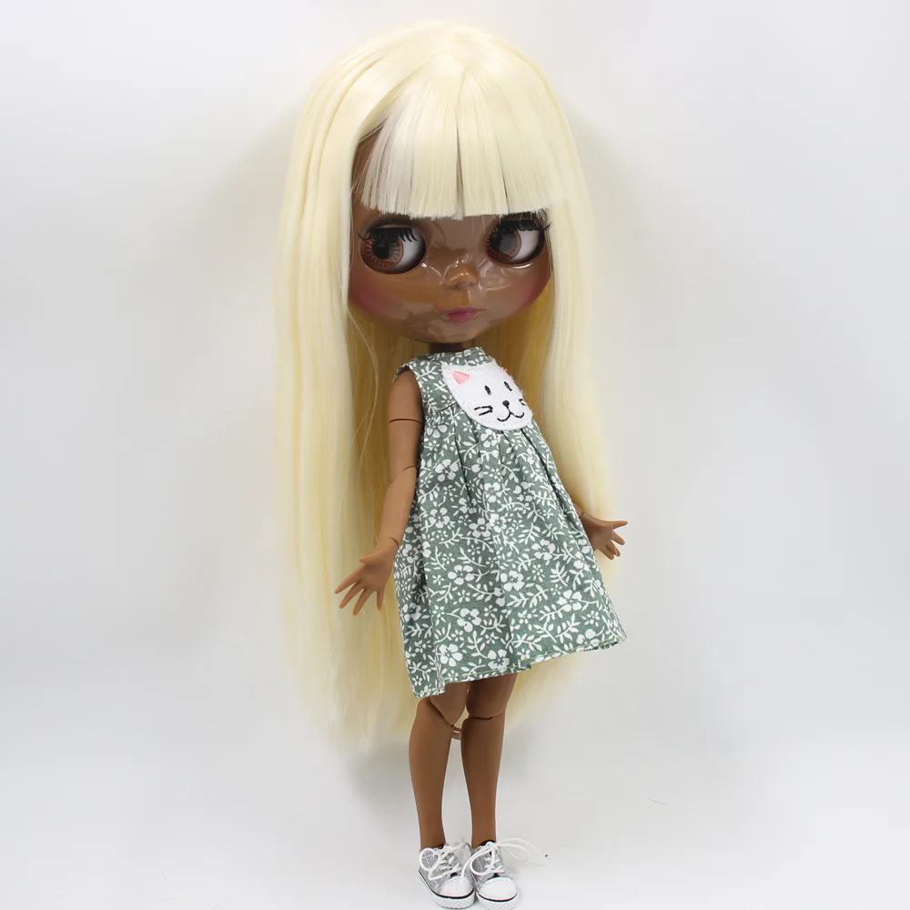 Кукла на заказ ICY DBS Blyth No.BL340 светлые волосы супер темная кожа azone S 1/6 bjd OB24 ANINME GIRL |
