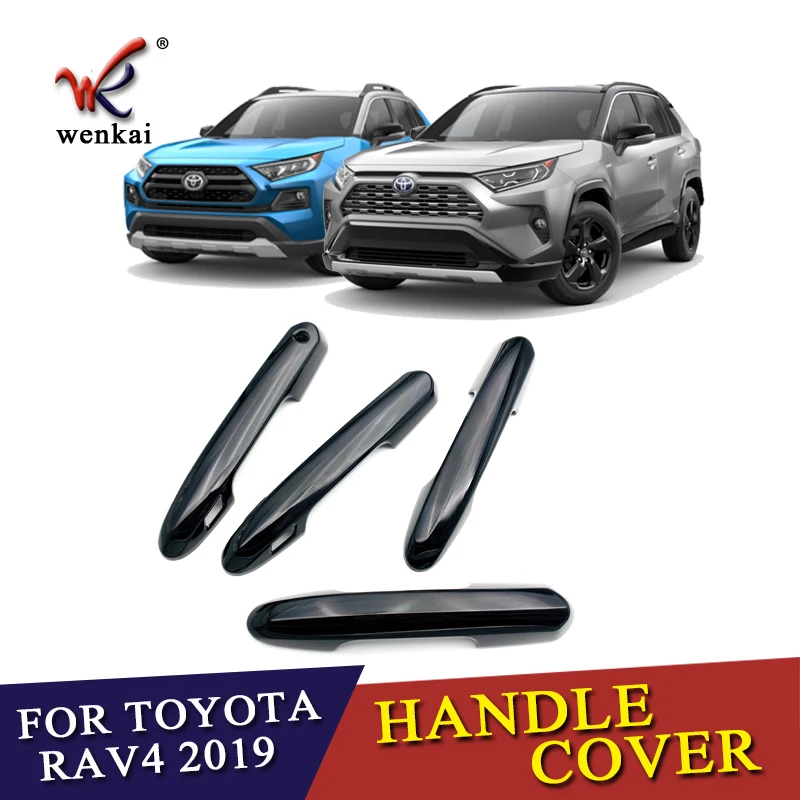 WENKAI ABS фортепиано черные автомобильные Внешние аксессуары Боковая дверь ручка