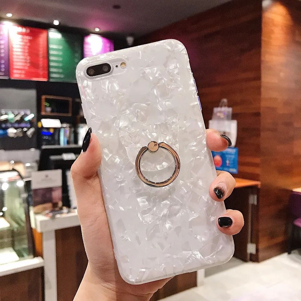Роскошные в виде ракушки мрамор цепи чехол для huawei P30 pro P20 P20lite P10 mate20 pro honor 20 20i 10 9 lite nova 5 pro 4 3 3i