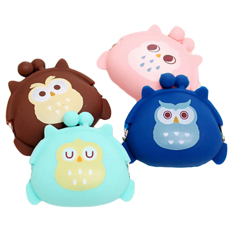 2018 новый портмоне женщины маленький кошелек шайба силикона мультфильма телефон