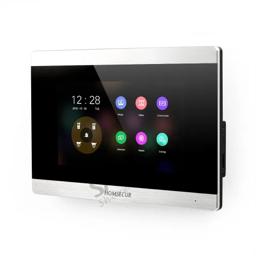 HOMSECUR 4 провода AHD Видео домофонов Интерком охранника с Запись и снимок BC011HD S + BM715HD