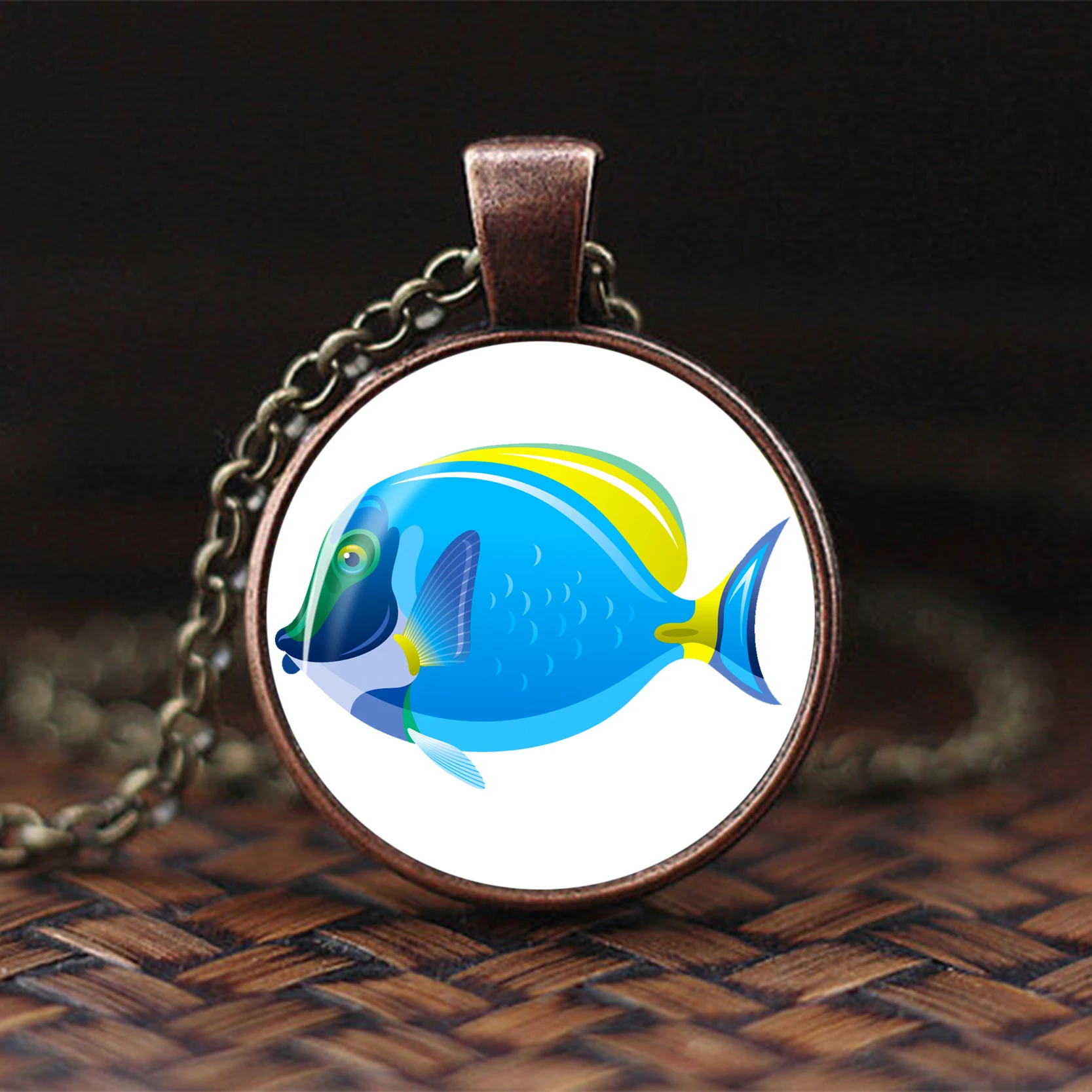 Морской океан пляжные украшения морской жизни искусство антикварное ожерелье из