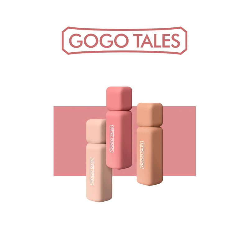 Gogo tales увлажняющий оттенок для губ зеркальный эффект блеск водостойкая