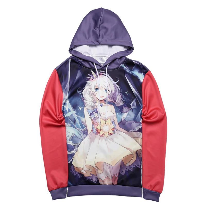 Модная толстовка с капюшоном аниме Honkai Impact 3 Yae Sakura полноцветный пуловер принтом