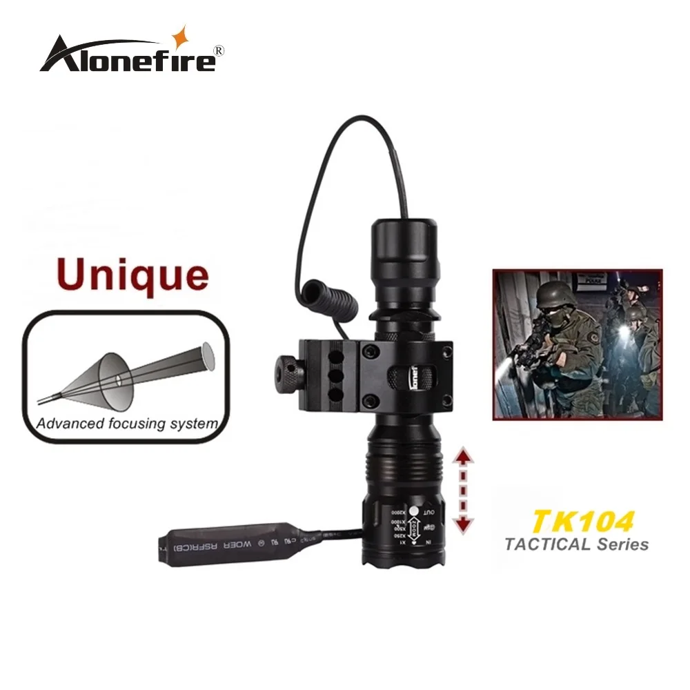 Alonefire TK104 L2 светодиодный 2200LM пистолет тактический флэш светильник фонарь лампа