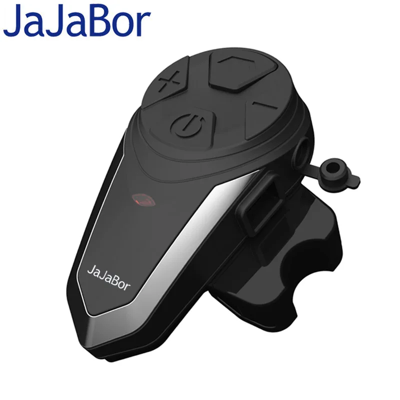 JaJaBor мотоциклетный шлем 1000 м Bluetooth гарнитура домофон свободные руки проводной и