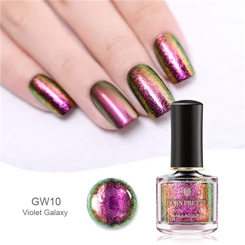 BP-GW10 BORN PRETTY Волшебные блестящие лаки для ногтей 6 мл серия Gypsy воды блестящие, дизайн ногтей лак для маникюра 16 цветов на выбор - Цвет: BP-GW10
