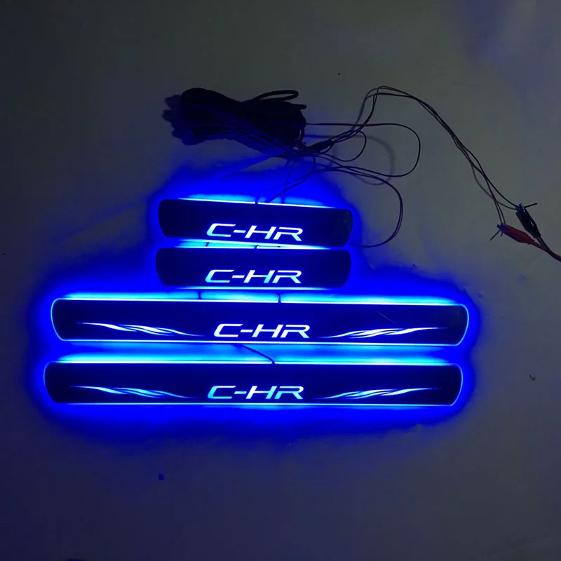 Подходит для Toyota CH R светодиодное освещение пороговое износостойкая пластина