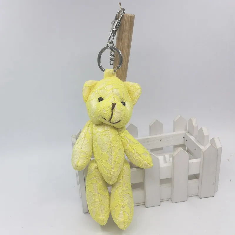 1 шт. 11 см кружевная одежда Мишка на шарнирах Urso De Pelucia Oso кукла сумка для сотового