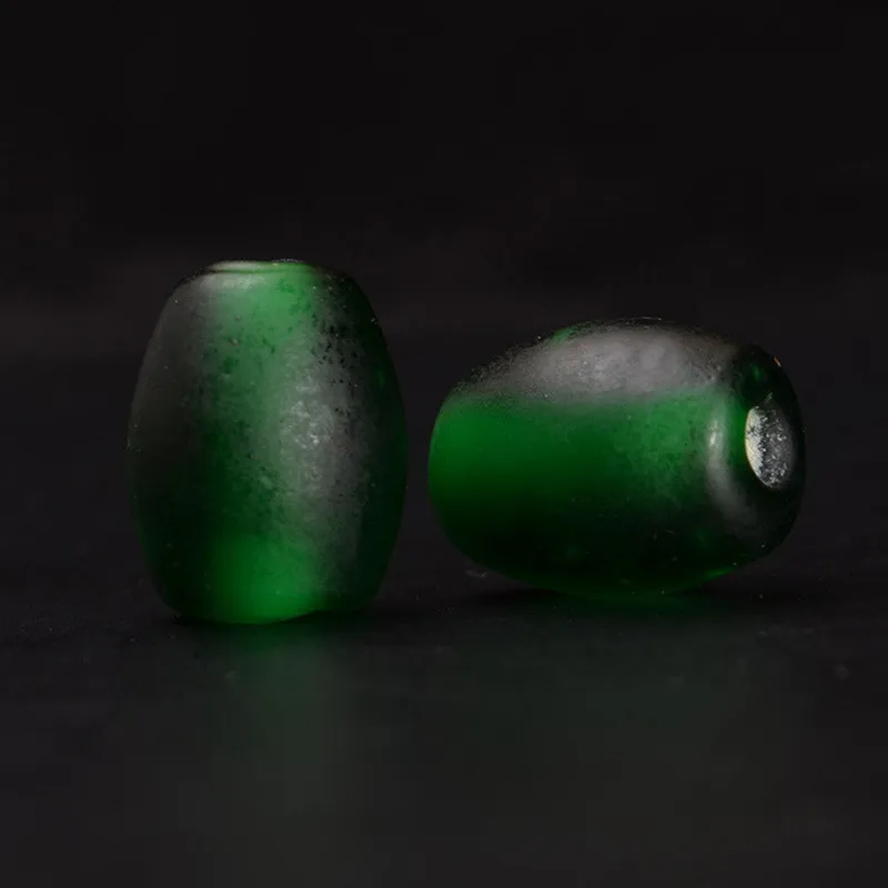 SEA MEW 10 шт. овальные стеклянные бусины ручной работы свободные Бодхи Бусины для