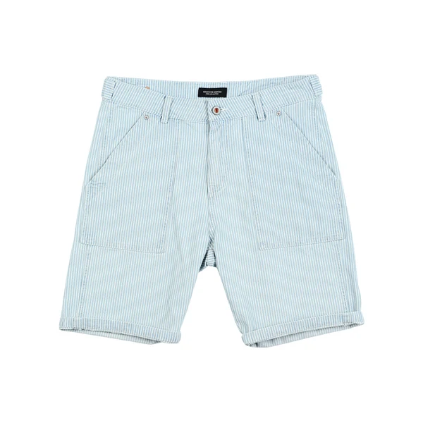 light blue SIMWOOD, вертикальные полоски, джинсовые мужские шорты-карго, повседневные, хлопок, высокое качество, шорты, брендовая одежда 190005 - Цвет: light blue
