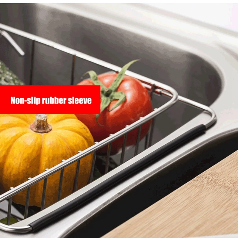 Корзина для слива кухонных инструментов нержавеющая сталь АБС-пластик раковина