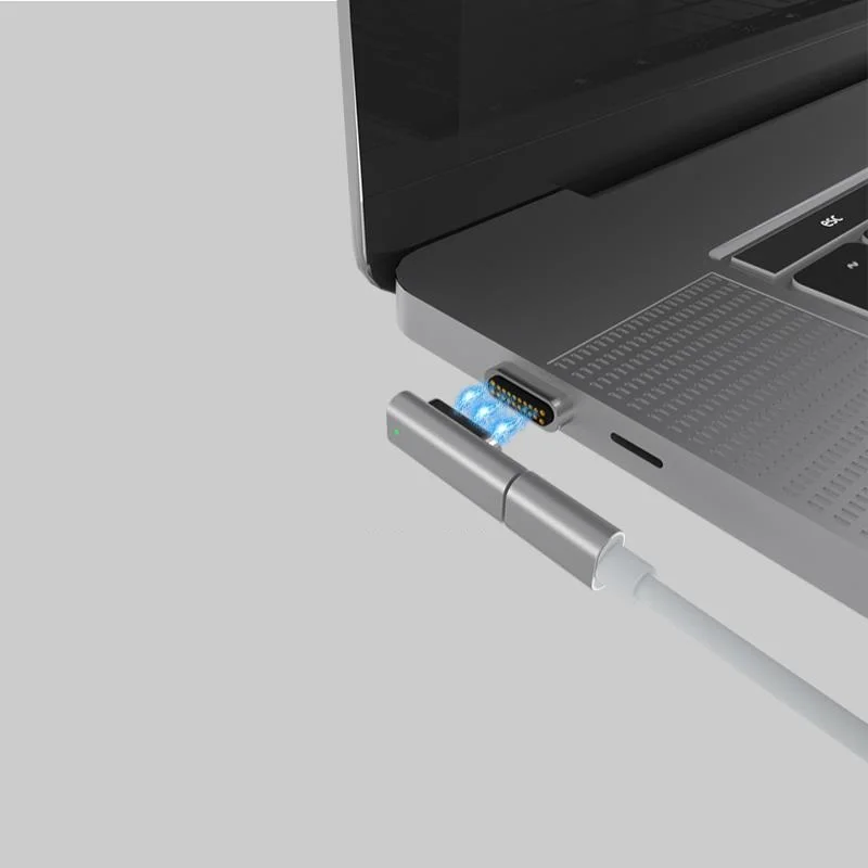 Магнитный USB C адаптер поддержка PD зарядного устройства и передачи данных (10Gbp/s)