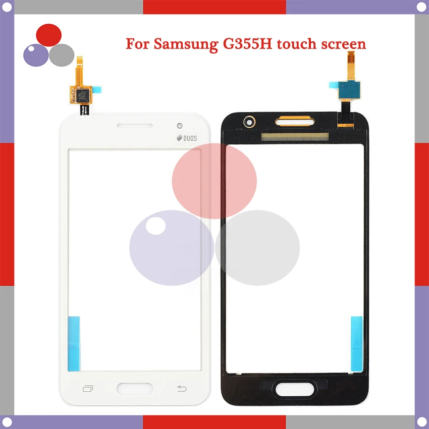 10 шт./лот Высокое качество для Samsung Galaxy DUOS SM G355H G355 G355M сенсорный экран панель