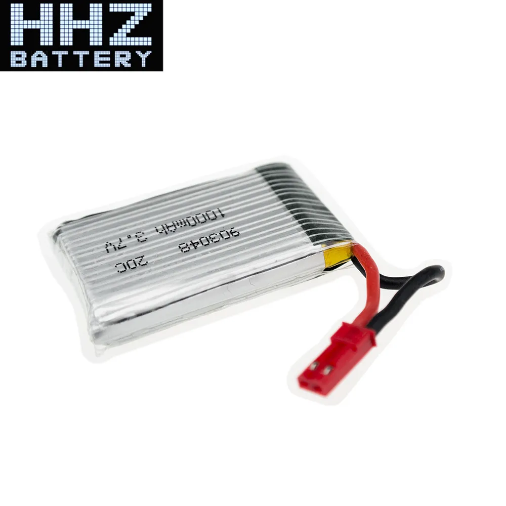 10 шт. Радиоуправляемый Дрон Lipo батарея 3 7 в 1000 мАч JJRC H11C JST для H11D HQ898 Квадрокоптер