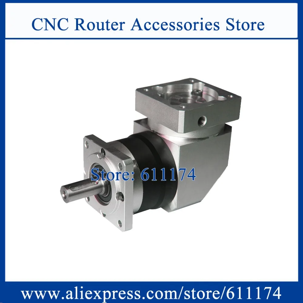 

Right Angle Reducer 60mm Planetary Gearbox 4:1 5:1 7:1 10:1 reduction speed reducer for 57 stepper motor/60 servo motor