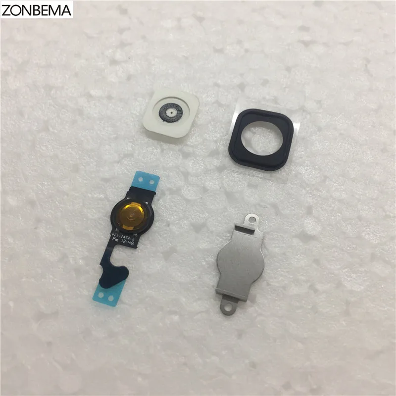 ZONBEMA 20 шт./лот для iPhone 5 5G Home Button Flex меню Cable Key Cap set|flex cable|button flex cablekey |